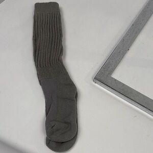 Gray Slouch Sock